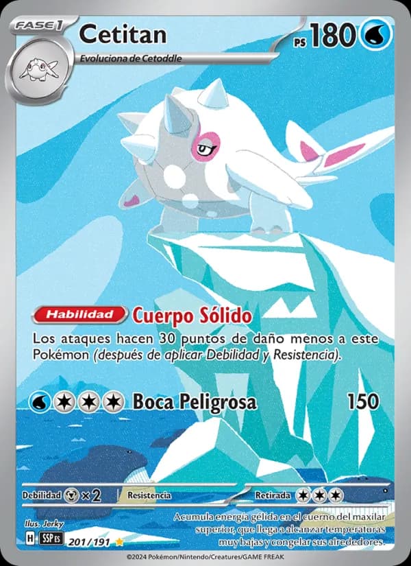 Cetitan card in Spanish