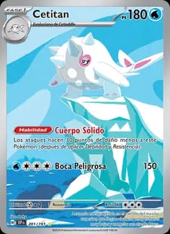 Cetitan card in Spanish