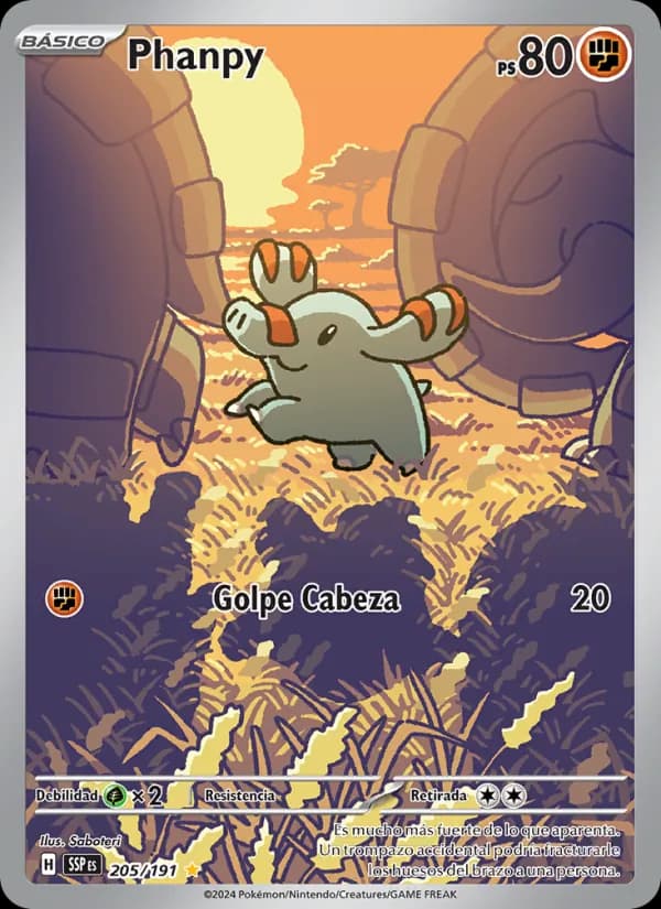 Phanpy card in Spanish