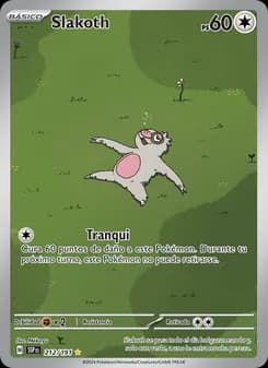 Slakoth card in Spanish