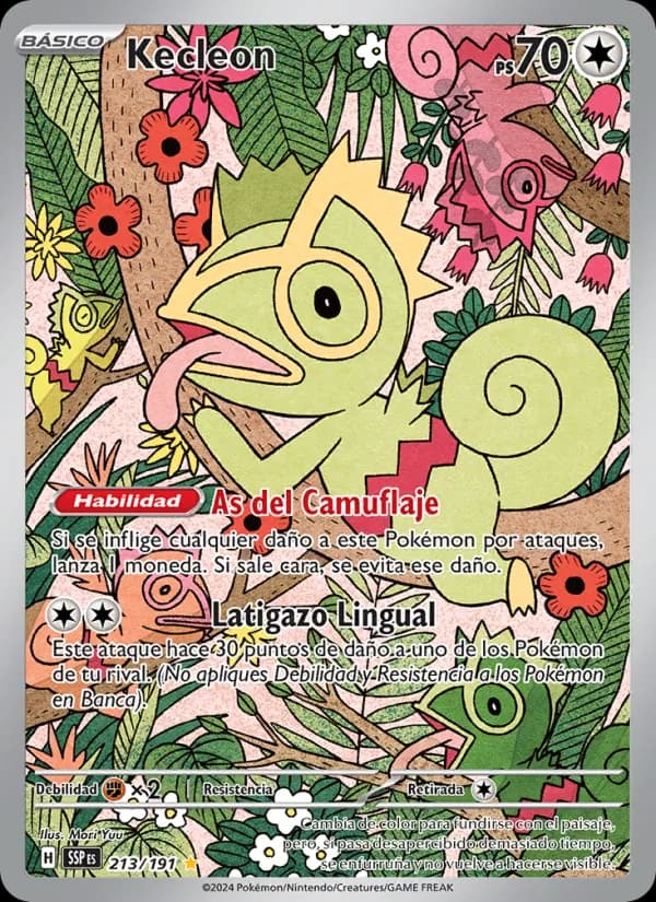 Kecleon card in Spanish