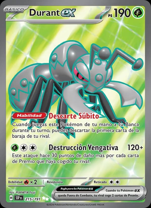 Durant ex card in Spanish