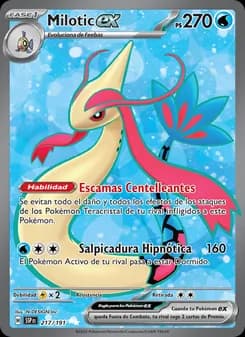 Milotic ex card in Spanish