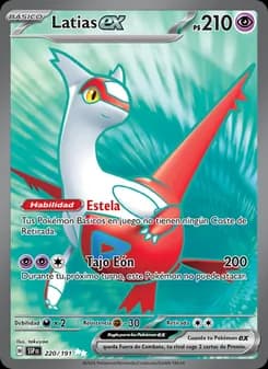 Latias ex card in Spanish