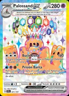 Palossand ex card in Spanish