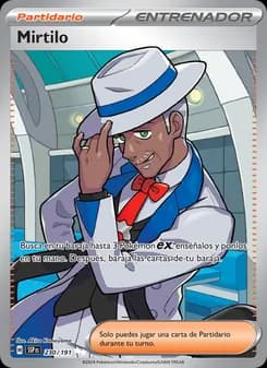 Mirtilo card in Spanish