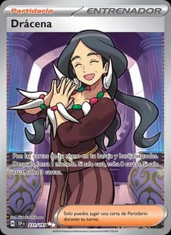 Drácena card in Spanish