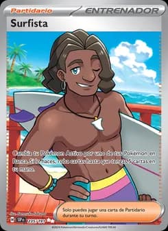 Surfista card in Spanish