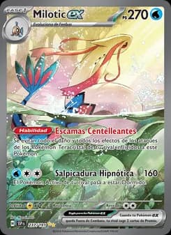 Milotic ex card in Spanish