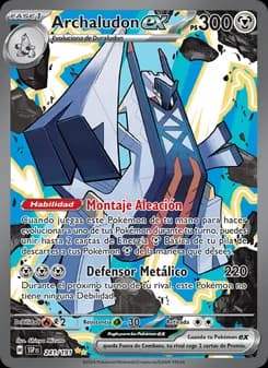 Archaludon ex card in Spanish