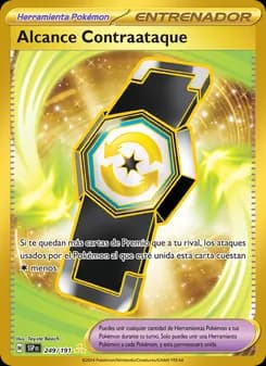 Alcance Contraataque card in Spanish