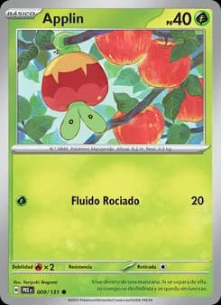 Applin card in Spanish