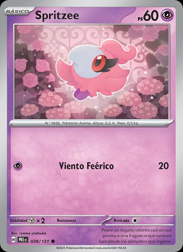 Spritzee card in Spanish
