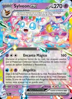 Sylveon ex card in Spanish