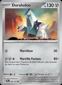Duraludon card in Spanish