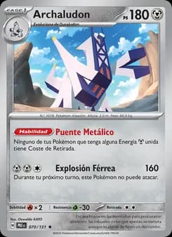 Archaludon card in Spanish