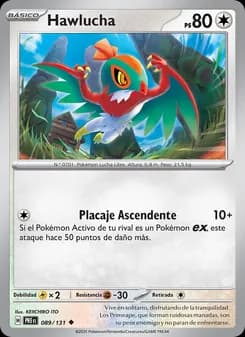Hawlucha card in Spanish