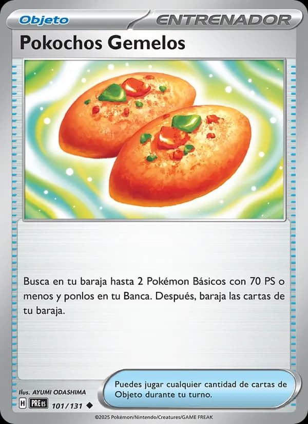 Pokochos Gemelos card in Spanish