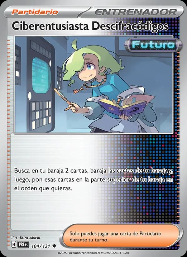 Ciberentusiasta Descifracódigos card in Spanish