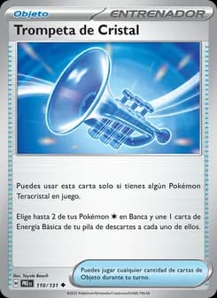 Trompeta de Cristal card in Spanish