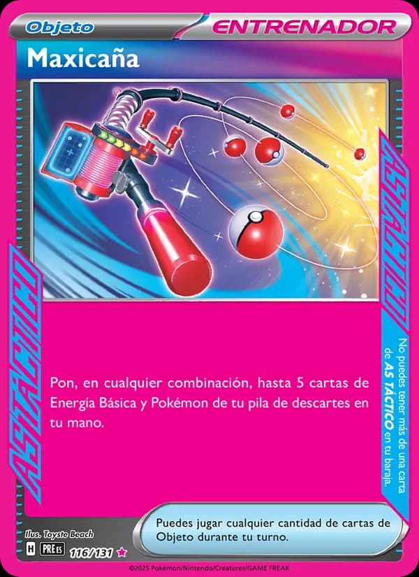 Maxicaña card in Spanish