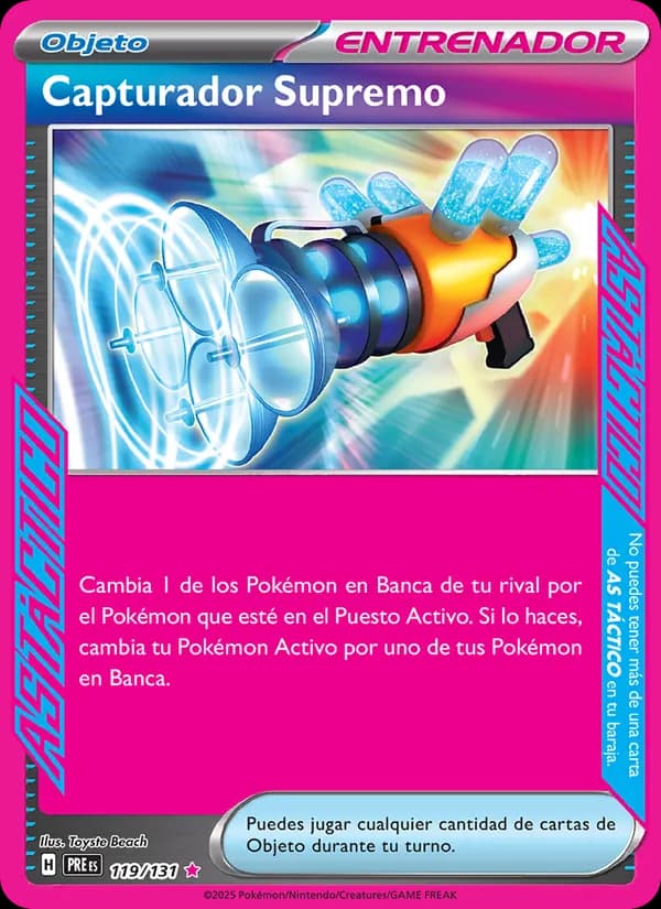 Capturador Supremo card in Spanish