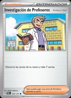 Investigación de Profesores card in Spanish