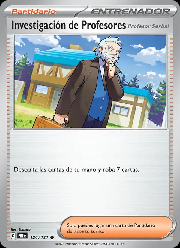 Investigación de Profesores card in Spanish