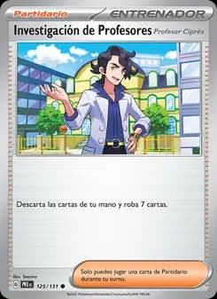 Investigación de Profesores card in Spanish