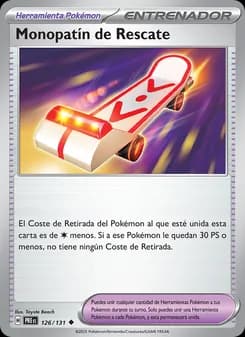 Monopatín de Rescate card in Spanish