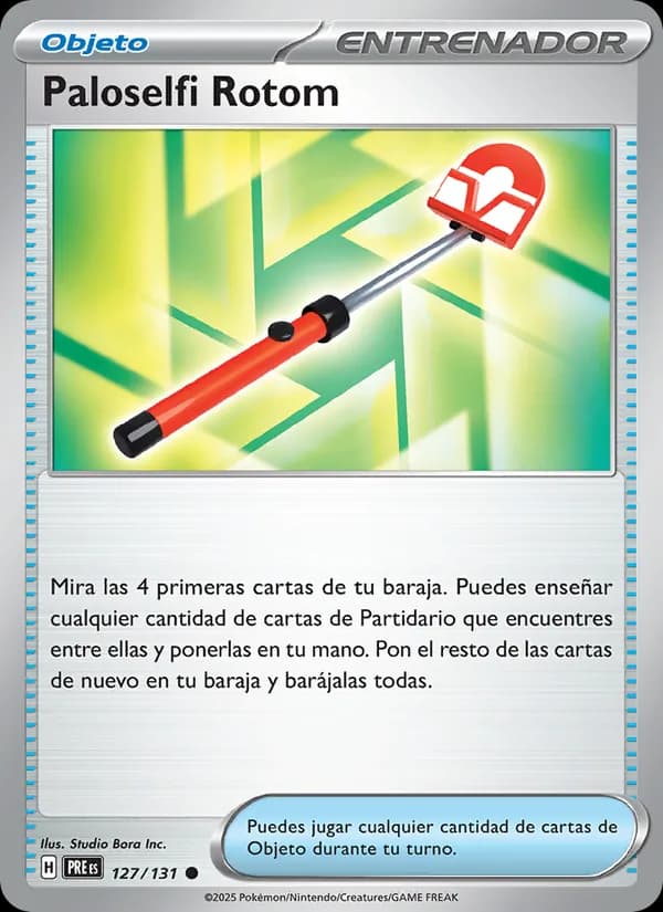 Paloselfi Rotom card in Spanish