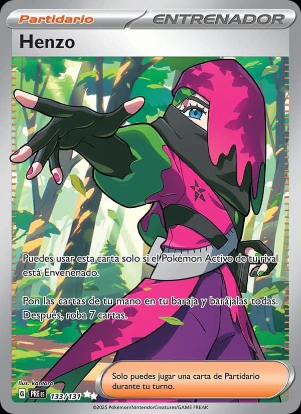 Henzo card in Spanish