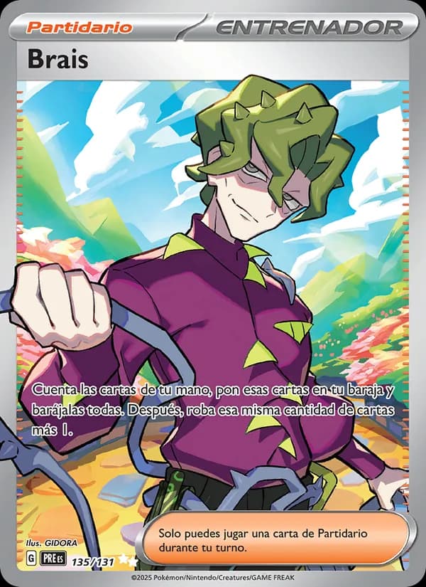Brais card in Spanish