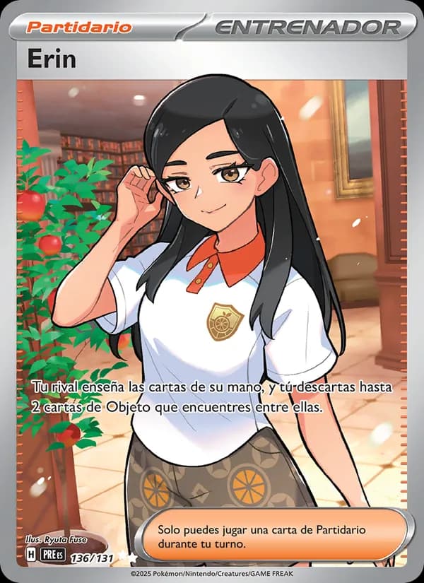 Erin card in Spanish