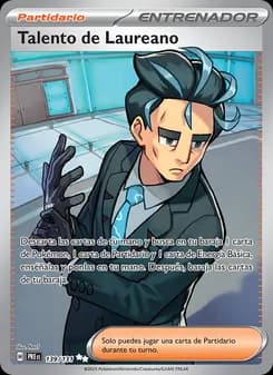 Talento de Laureano card in Spanish