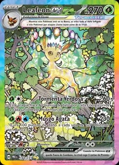 Leafeon ex card in Spanish