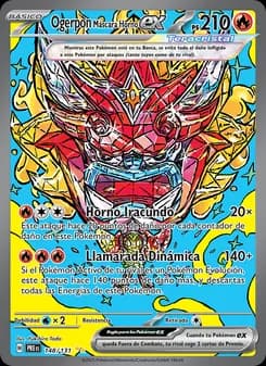 Ogerpon Máscara Horno ex card in Spanish