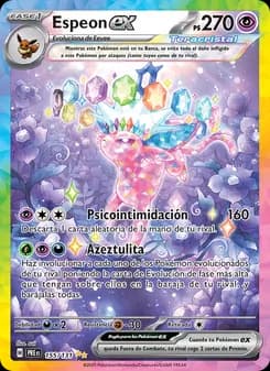 Espeon ex card in Spanish
