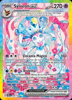 Sylveon ex card in Spanish