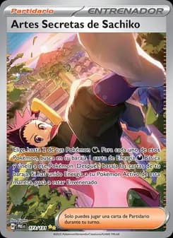Artes Secretas de Sachiko card in Spanish