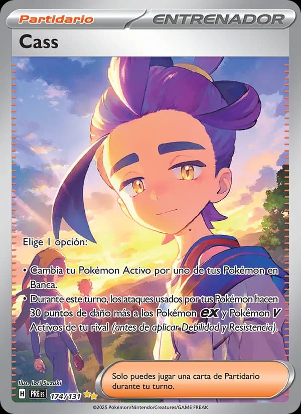 Cass card in Spanish