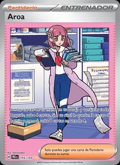 Aroa card in Spanish