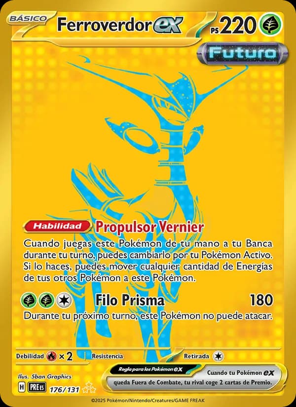 Ferroverdor ex card in Spanish