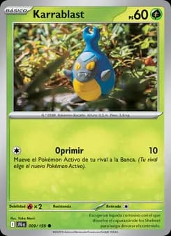 Karrablast card in Spanish