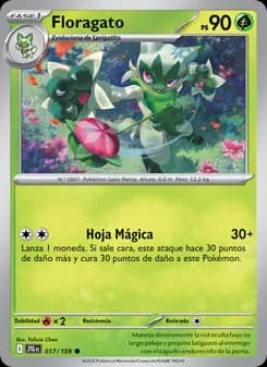 Floragato card in Spanish