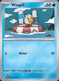 Wingull card in Spanish