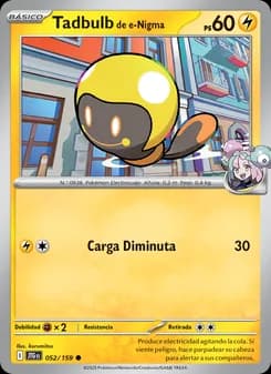 Tadbulb de e-Nigma card in Spanish