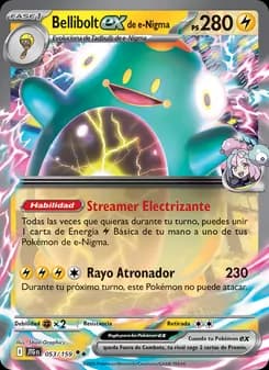 Bellibolt ex de e-Nigma card in Spanish