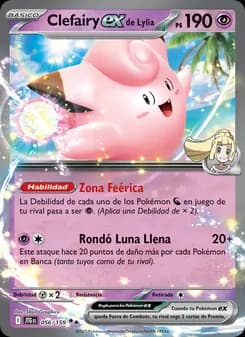 Clefairy ex de Lylia card in Spanish