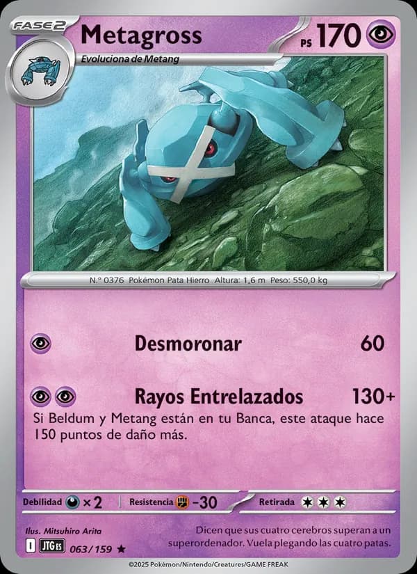 Metagross card in Spanish